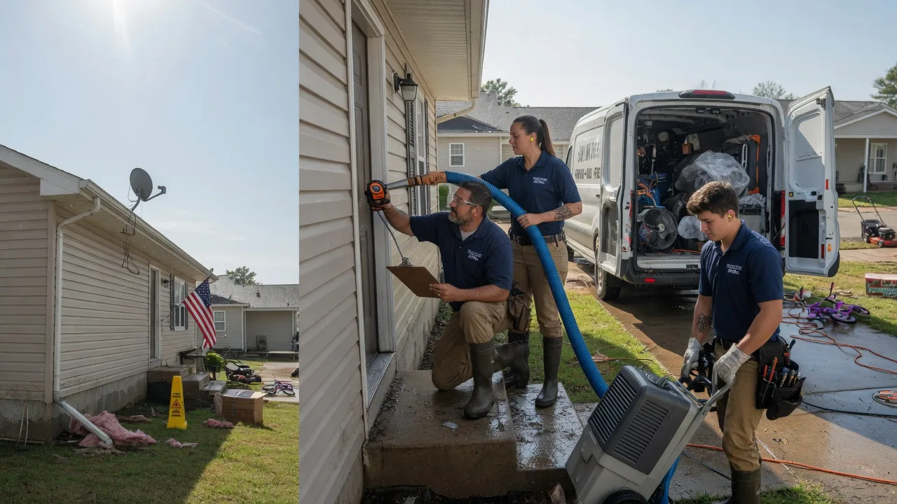 Ceiling Water Damage Restoration in Lake Tomahawk, WI near me